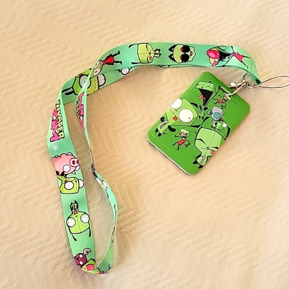 Invader ZIM Cartoon Keyfob, ID, Lanyard - Picture 4 of 5